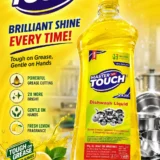 Master Touch Dishwash Liquid 1L – Powerful Grease Cutting with Fresh Lemon Fragrance