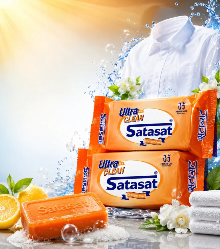 Satasat Ultra Clean Detergent Cake | Powerful Stain Removal & Brilliant Whiteness