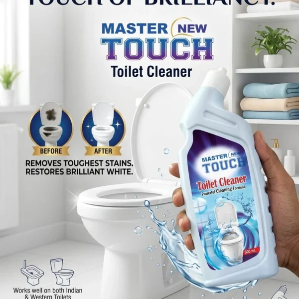Master Touch Toilet Cleaner 500 ml powerful cleaning formula